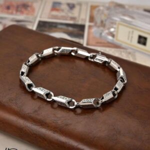 Men's Turkey Bracelets in Sterling Silver Pure 925 BIS Hallmarked