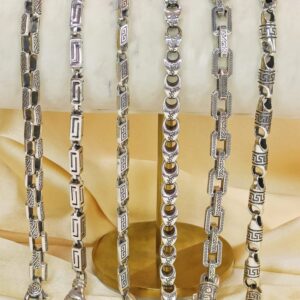 Men's Turkey Bracelets in Sterling Silver Pure 925 BIS Hallmarked