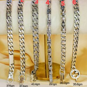 Men's Turkey Bracelets in Sterling Silver Pure 925 BIS Hallmarked