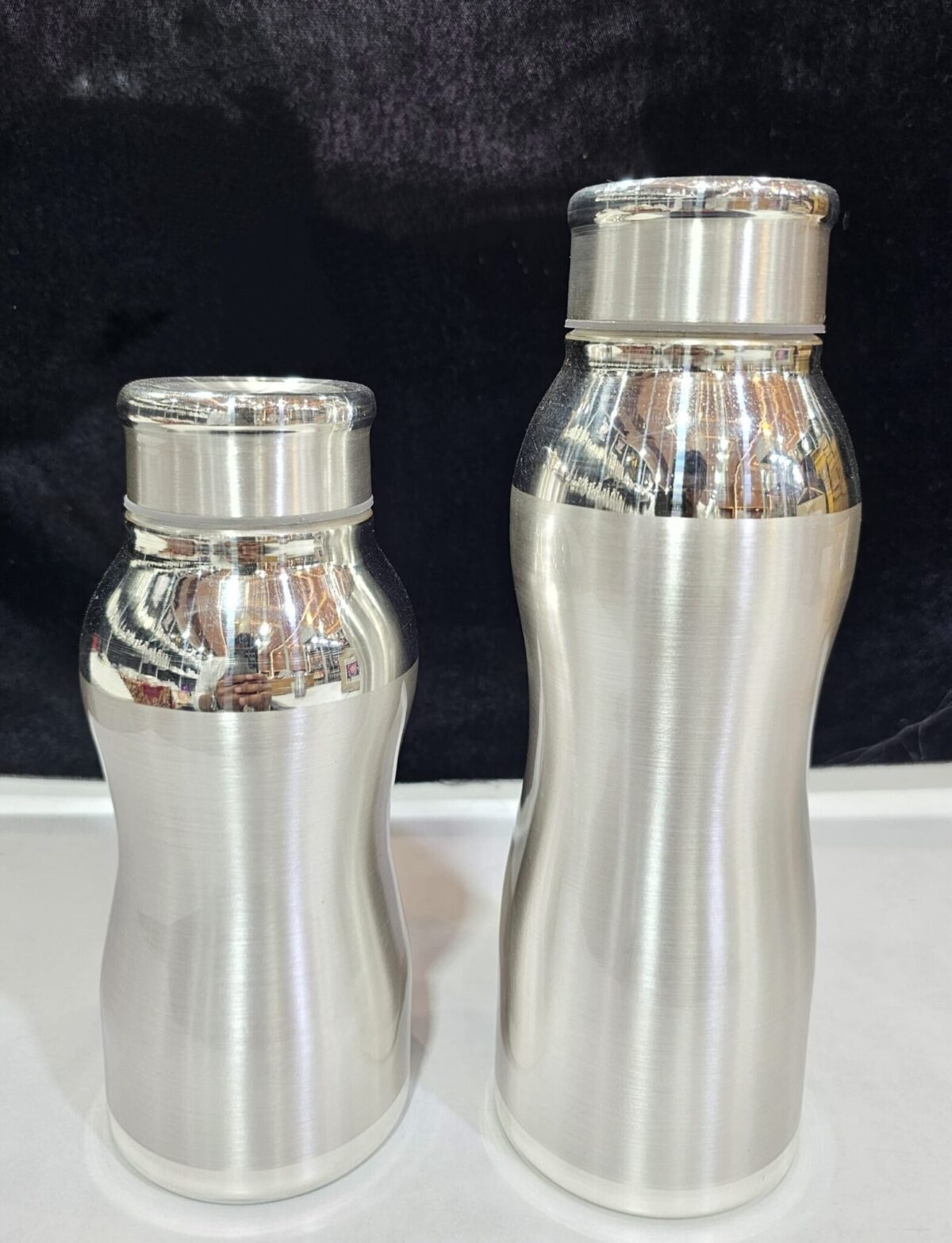 Designer Silver Water Bottle in Pure 925 BIS Hallmarked