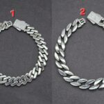Men's Matt Curb Bracelet in Sterling Silver Pure 925 BIS Hallmarked