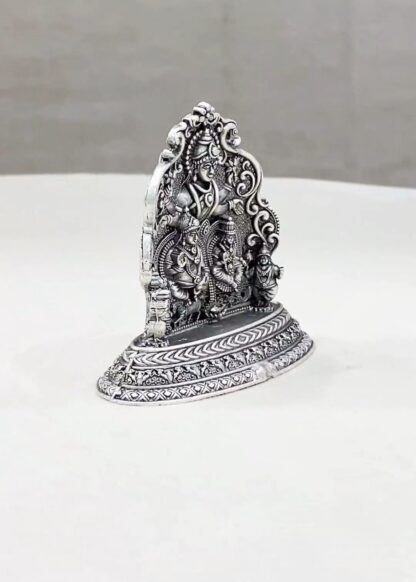 Kuber Lakshmi Pure Silver Idol - Image 3