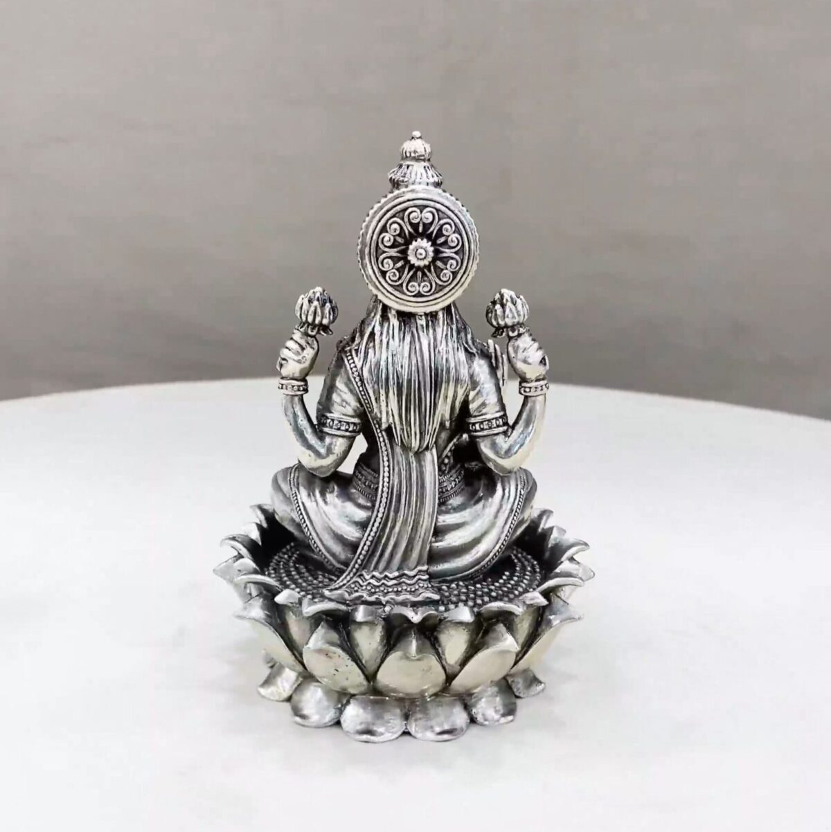 Maa Dhanalakshmi Silver Idol