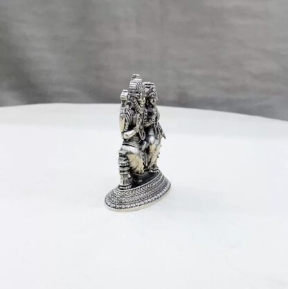 Lakshmi Narsimha Pure Silver Idol - Image 2