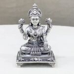 Maa Lakshmi Peetam Pure Silver Idol