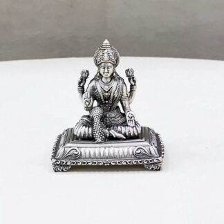 Pure Silver Lakshmi Peetam Idol