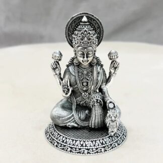 Maa Lakshmi Silver Idol