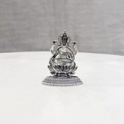 Lakshmi Pure Silver Idol - Image 3