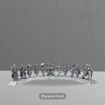 Dasavtar Curve Pure Silver Idol