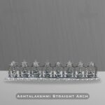 Ashtalakshmi Straight Arch Pure Silver Idol