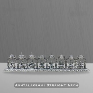 Ashtalakshmi Straight Arch Pure Silver Idol