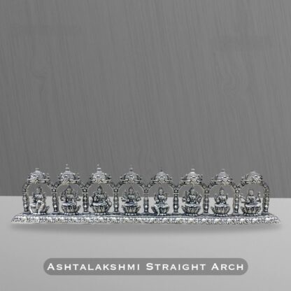 Ashtalakshmi Straight Arch Pure Silver Idol