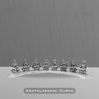 Ashtalakshmi Curve Pure Silver Idol