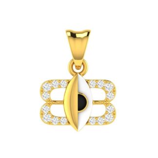 Shiv Third Eye Locket Hallmarked Pure Gold