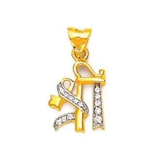 Shree Locket Hallmarked Pure Gold