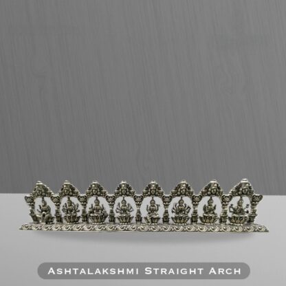 Ashtalakshmi Straight Balaji Arch Pure Silver Idol