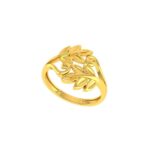 Floral Ladies Ring Hallmarked Pure Gold