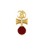 OM Rudrakhsa Locket Hallmarked Pure Gold
