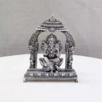 Padmam Ganesh Big Arch Pure Silver Idol