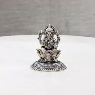 Padmam Ganesh Silver Idol
