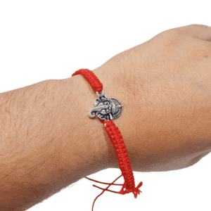 Ganesha Face Rakhi in Pure Silver 925 Hallmarked