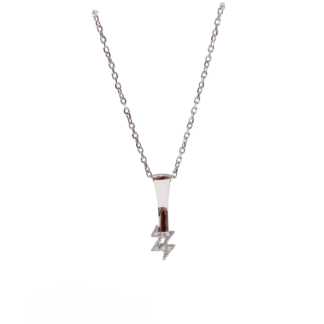 Thunder Neck Chain in Sterling Silver Pure 925 BIS Hallmarked