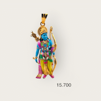 Rama Locket Hallmarked Pure Gold