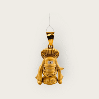 Shivling Locket Hallmarked Pure Gold