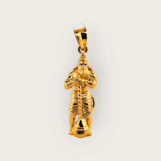 Standing Hanuman Locket Hallmarked Pure Gold
