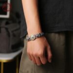 Silver Retro Bracelet for Mens s925