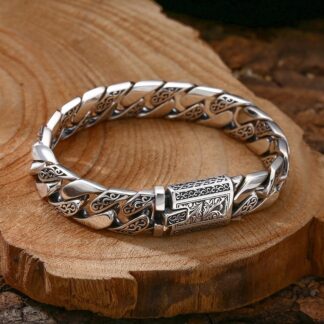 BOCAI S925 Silver Bracelets For Men