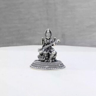 Saraswati Pure Silver Idol