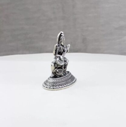 Saraswati Pure Silver Idol - Image 2