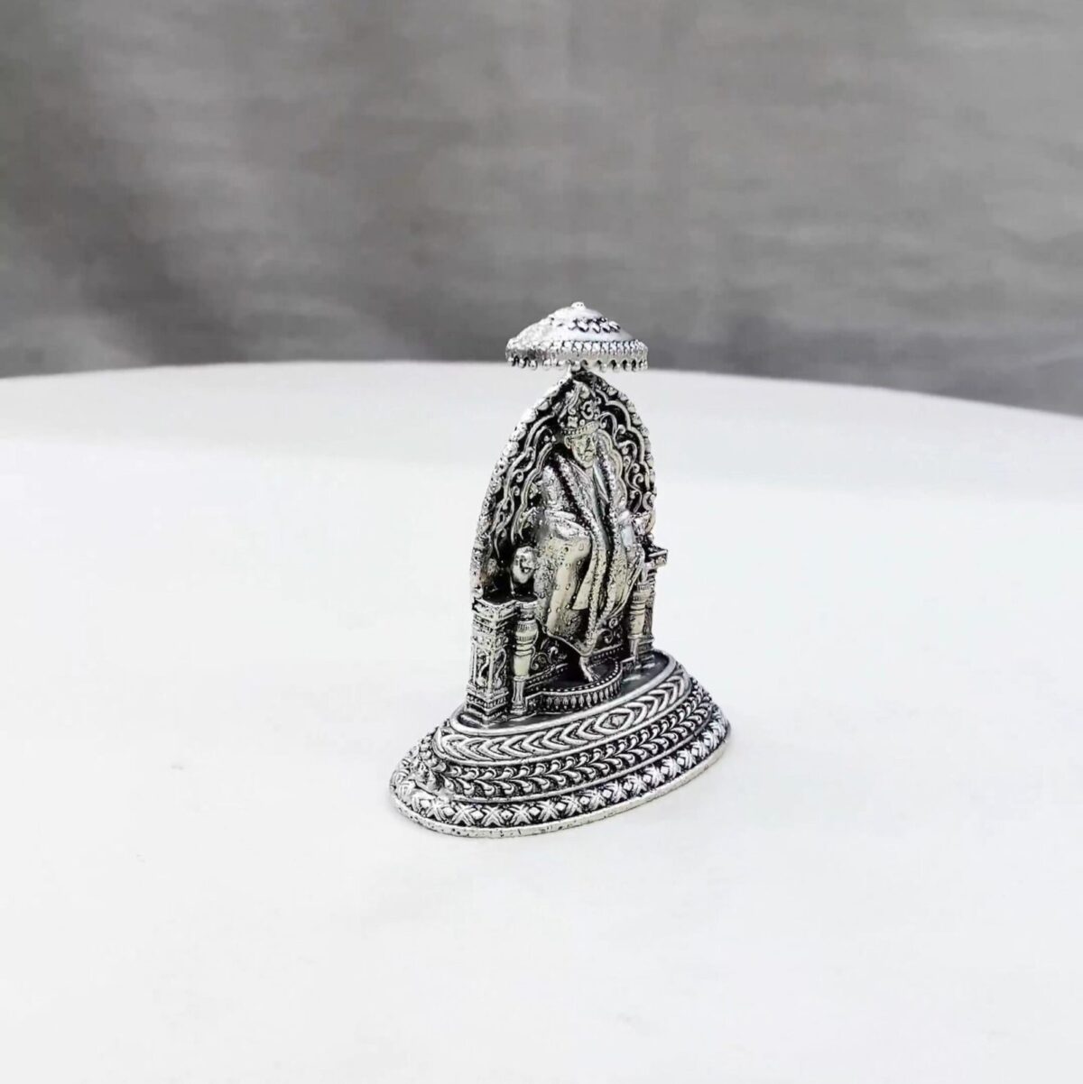 Shirdi Sai Baba Pure Silver Idol