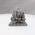 Shiv Parivaar Pure Silver Idol
