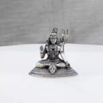 Shiva Pure Silver Idol