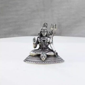 Shiva Pure Silver Idol