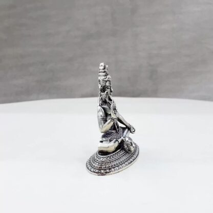 Shiva Pure Silver Idol - Image 2