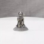 Sitting Hanuman Pure Silver Idol