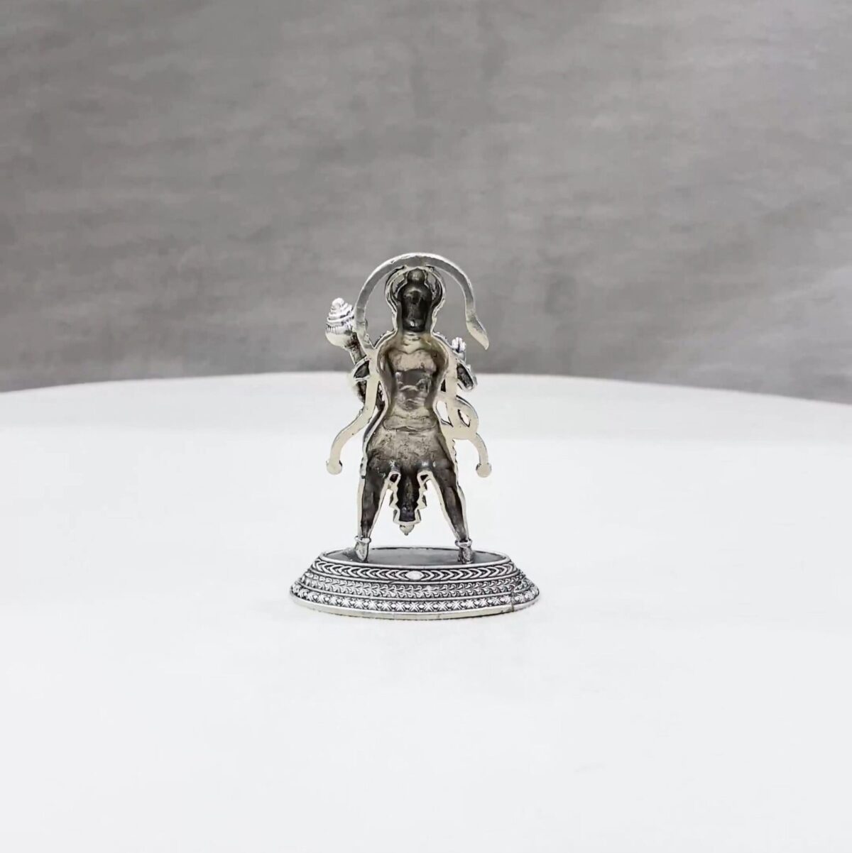 Standing Hanuman Pure Silver Idol