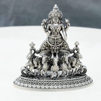 Surya Dev Pure Silver Idol