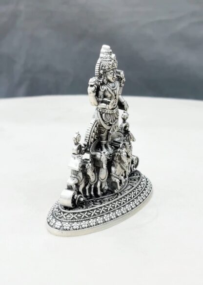 Surya Dev Pure Silver Idol - Image 3