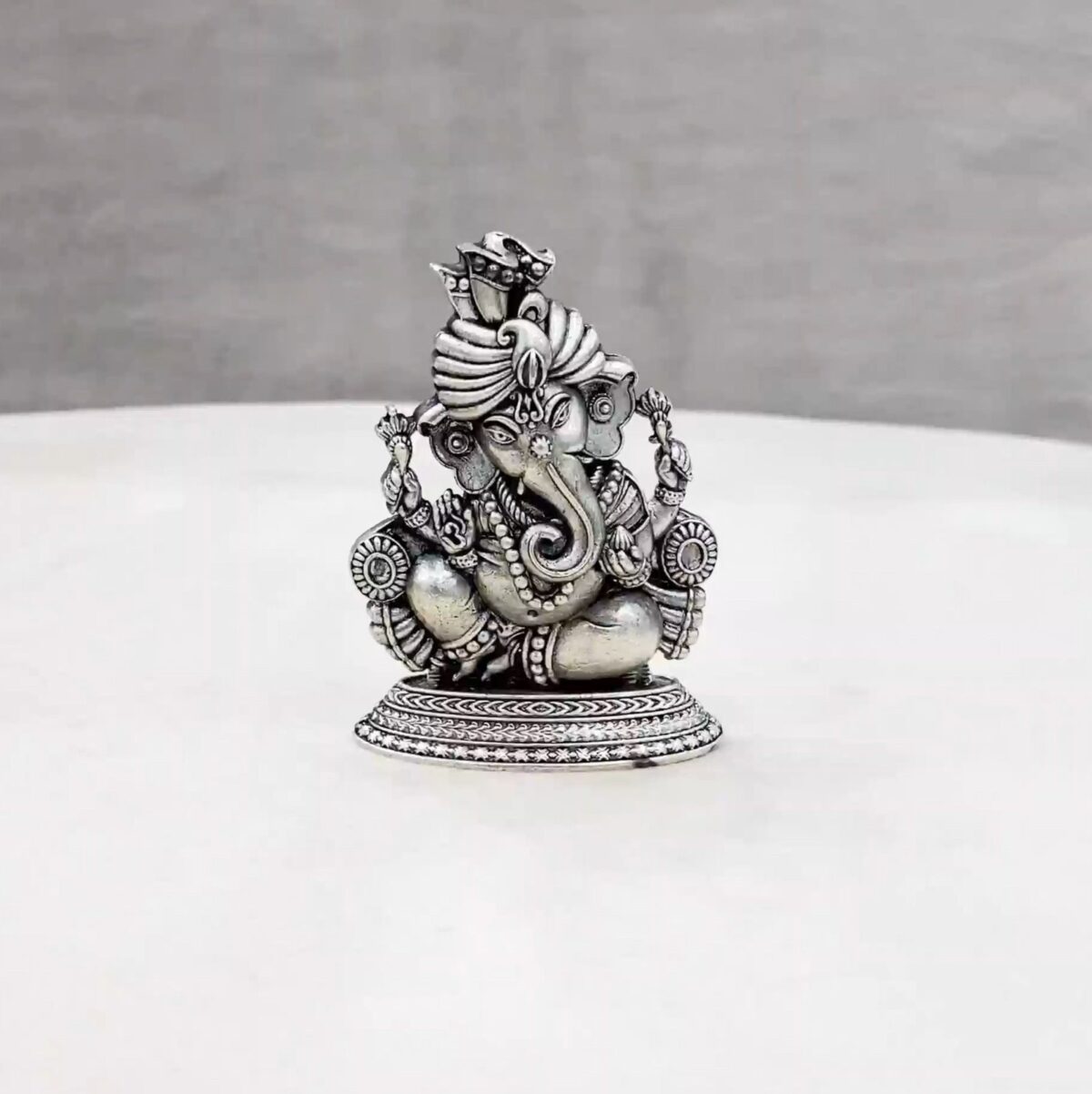 Thalapaaga Ganesh Pure Silver Idol