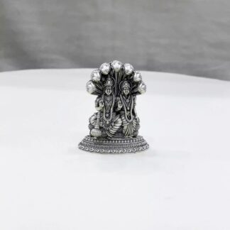 Vishnu Lakshmi Pure Silver Idol