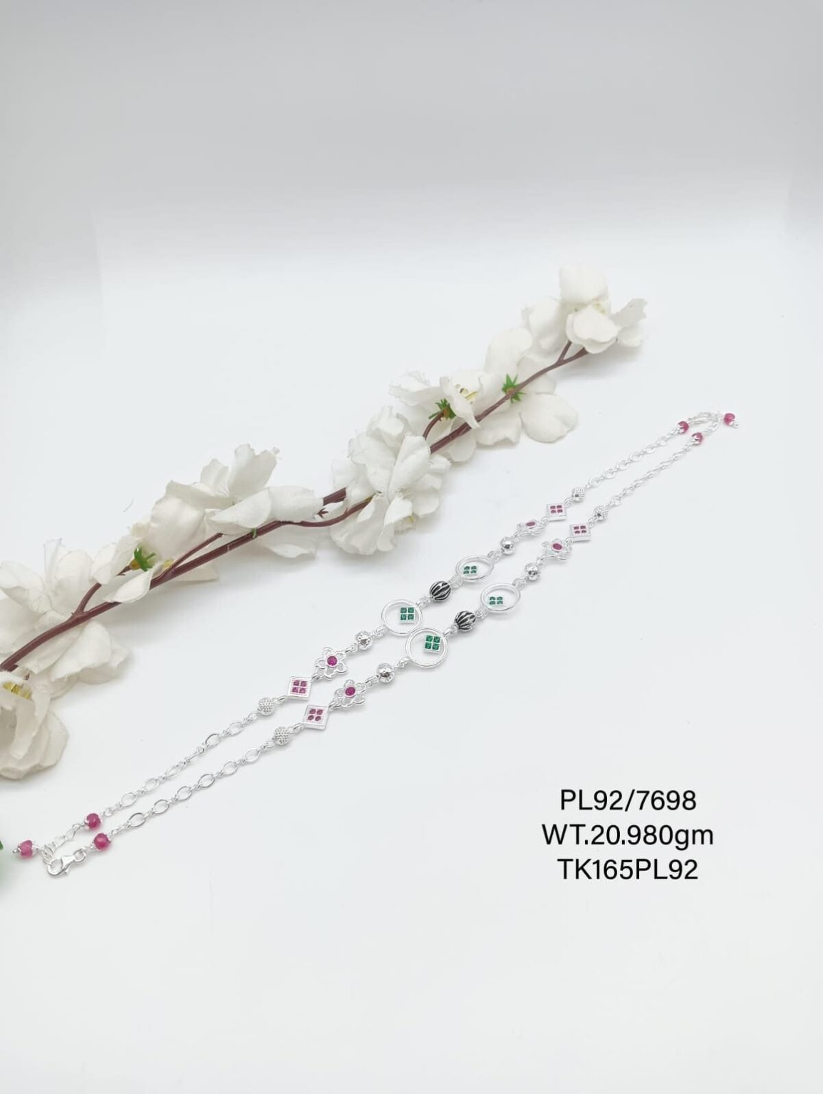 Payal/Anklet in Pure 925 Silver BIS Hallmarked