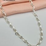 Hollow Gents Chain in Sterling Silver Pure 925 Hallmarked