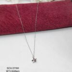 Elegant Star Pendent Necklace in Sterling Silver925