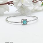 Stunning Square Shaped ladies Bracelet in Sterling Silver Pure 925