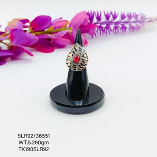 Adjustable Stunning Cocktail  Ladies Ring in Sterling Silver 925