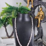 Hollow Gents Chain in Sterling Silver Pure 925 Hallmarked